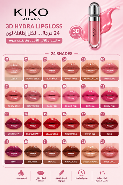 KIKO Milano 3D Hydra Lipgloss